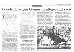 Prorodeo Sports News Goodrich edges San Dimas 1997